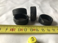 Maquette model 1/24 1/18: car voiture, pièces détachées, lot 4 pneus, tires. 2