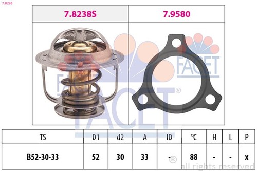 Thermostat liquide de - thermostat,,