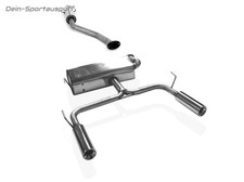 FOX Duplex Intégral à Partir De Cat. Toyota Celica T23 Bj.99-05 1x90mm Rond ABS