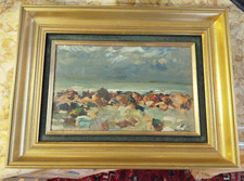 Tableau huile sur panneau
