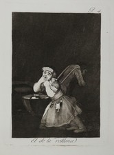 Francisco GOYA - El de la Rollona. c.1799. Gravure originale. LOS CAPRICHOS.