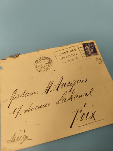 Ancienne enveloppe philatélie
