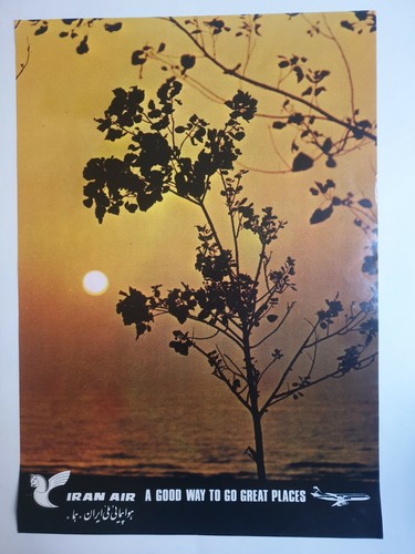Iran air circa - air, affiche