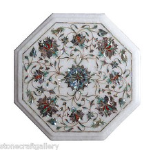 12 " Marbre Coin Café Table