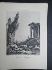 Photo d'art - Ruines Antiques- Hubert-Robert