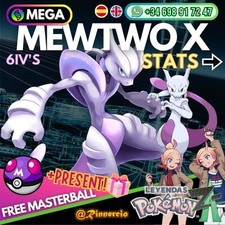 MEGA Mewtwo X Legendary 6IVs