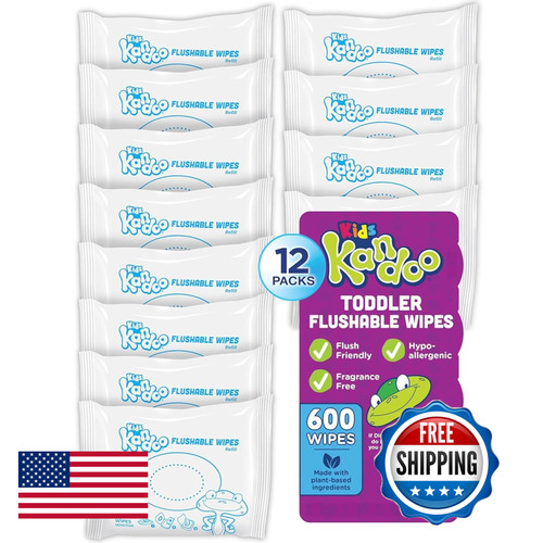Flushable wipes for baby and - flushable,