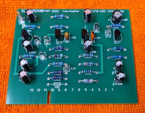 Pcb line amplifier for revox - ,