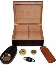 HUMIDOR SET POUR 25 CIGARES