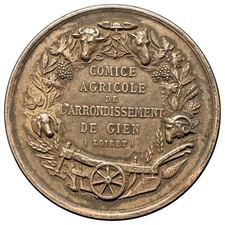 Médaille 1 argent " Comice