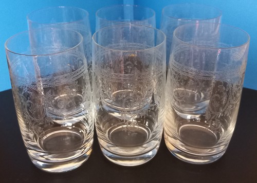 Verres orangeade gravés - 6,