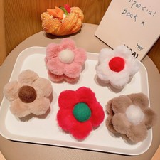 Pince À Cheveux En Peluche En