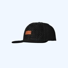 Cap Dolly Noir Straw Snap