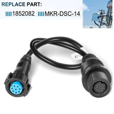 1852082 DSC Adapter Cable MKR-DSC-14 Fit for Garmin 8-PIN Compatible 2D Sonar