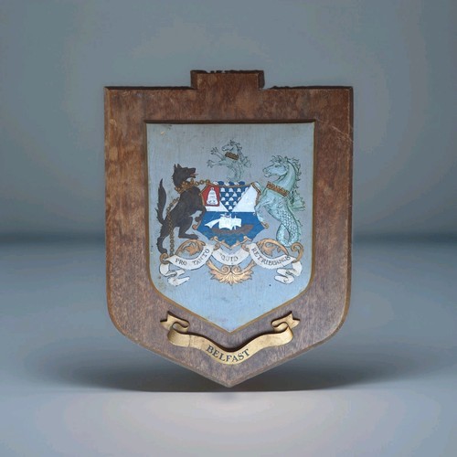 écusson mural blason - en, bois
