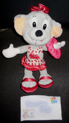 Doudou peluche souris europa - souris,