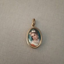 Ancien petit médaillon - petit,