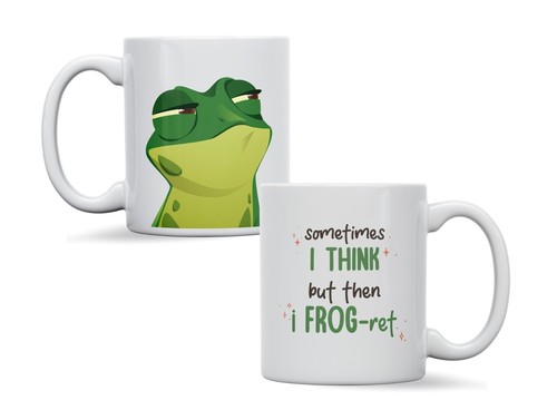 Mug grenouille drôle - mug,