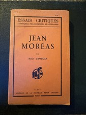 Essais Critiques Jean Moreas