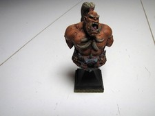 World of Warcraft WoW  figurine buste orc orque résine parfaitement peinte