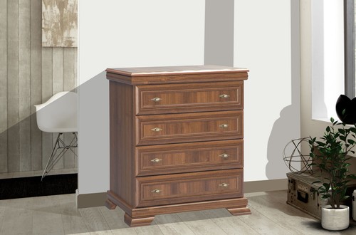 Commode tiroirs haute - tiroirs, 88cm