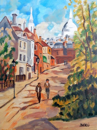 Hst paris montmartre rue - ",