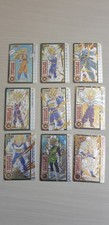 Lot de 9 cartes dragon ball z dbz Prism carddass hondan spécial Fancard 