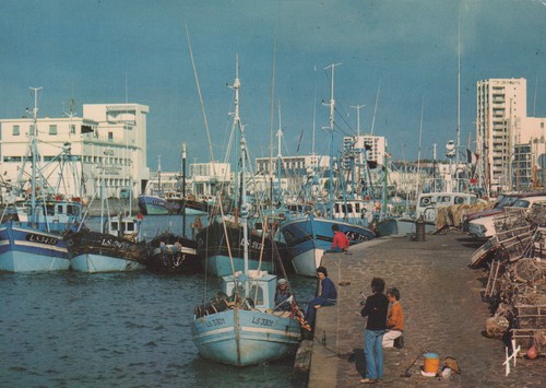 Vieille carte postale les - postale,
