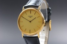 Vintage 1990s Longines La Grande Classique Gold Dial Quartz L4.637.2 [Near Mint]
