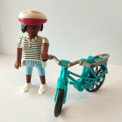 Playmobil cycliste son - cycliste, et