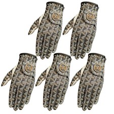 SG Femmes Imprimé Motif Golf Gants Cabretta Cuir Paume Multi Acheter Affaire