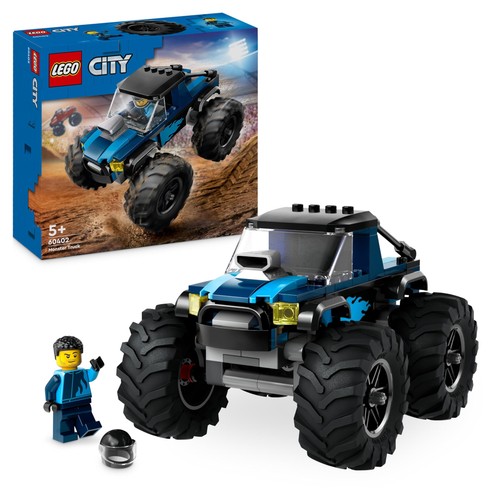 Lego city blue monster truck - lego,