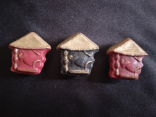 3 bouton ancien céramique 1,9