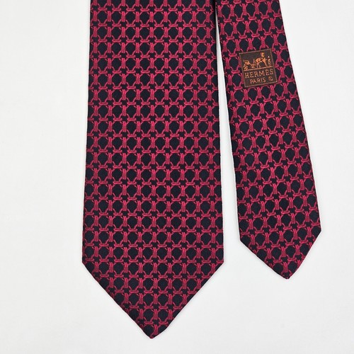 Logo hermes tie - 659059, rouge
