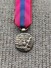 MEDAILLE  REDUCTION  MINIATURE - DEFENSE  NATIONALE  BRONZE  -  METAL BRONZE