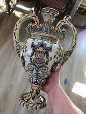 Ancien Grand Vase Céramique Majolique Italienne Nevers ?