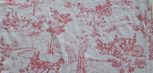 Coupon tissu ancien coton