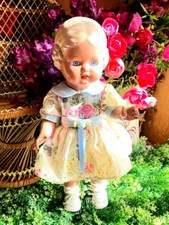 poupee   schildkrot la tortue ancienne yeux bleus adorable 35 cm  v origine