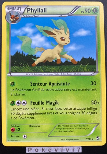 Carte pokemon phyllali - pokemon, 7/111