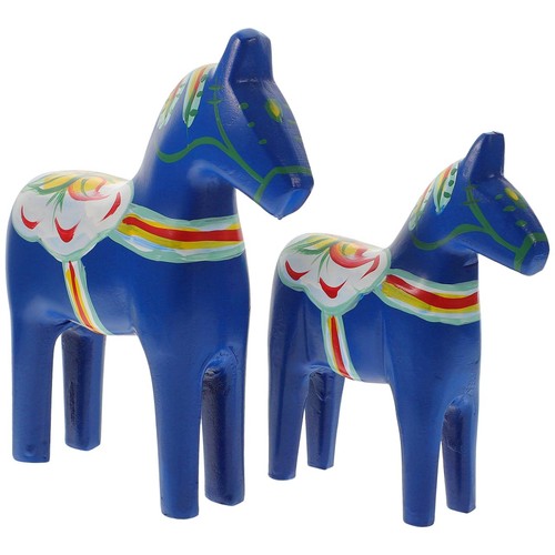 Paire chevaux dala - de,