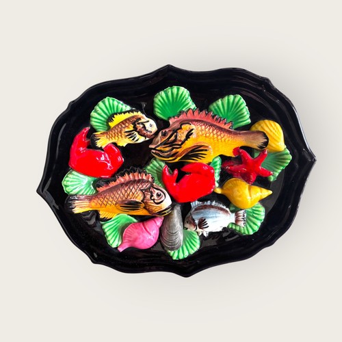 Vallauris marine ceramic fish - vallauris,