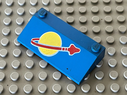 Lego space classic blue slope - blue,