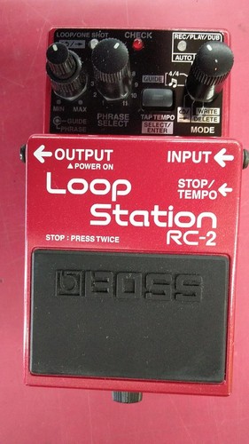 Boss loop station guitar - rc-2,