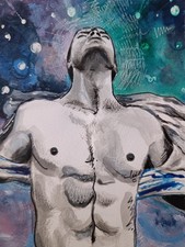 Masculin nu torse corps
