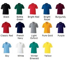 Enfants Enfants Unisexe T-shirt Polo Classique Jerzees Schoolgear Ecole Polos