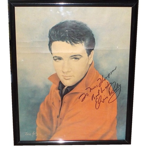 Signed elvis presley 1964 june - 1964,
