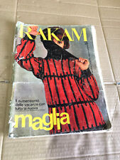 Magazine Rakam Mensuel de Haute Mode Et Travaux Féminin Ans 60 Couture Août 1963