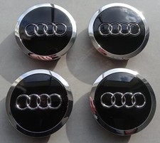 Lot 4 Cache Moyeux noir et