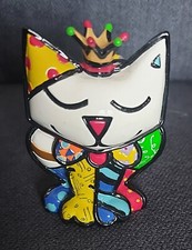 Romero Britto, "Princess" The Cat, Mini Figurine, Pop Art 2010