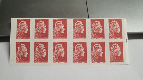 Carnet timbres marianne - carnet,